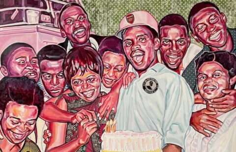 When We See Us, Esiri Erheriene-Essi, The Birthday Party, 2021© Esiri Erheriene-Essi and Galerie Ron Mandos