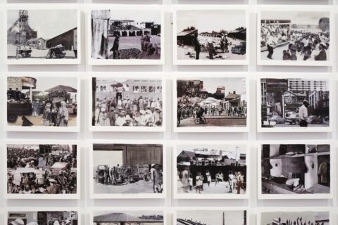Sam Nhlengethwa, Glimpses of the Now, 2025. Installation view at Four Corners Gallery. Photo: Josef Konczak

